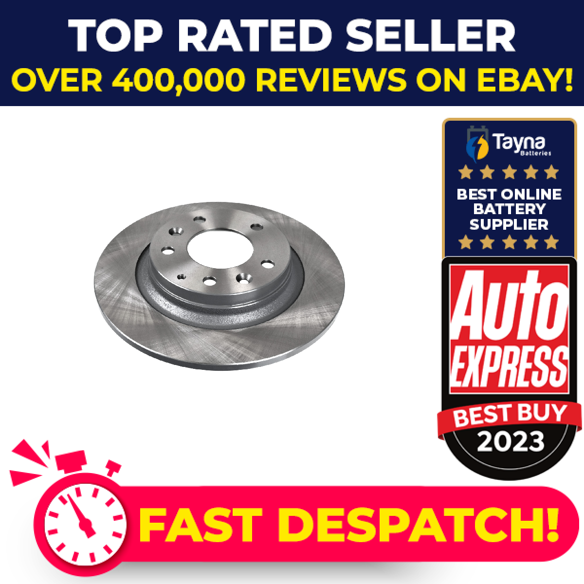 2x Brake Discs Pair Solid Rear 280mm 108379 Febi Set GFYY26251 GF3Y26251 Quality