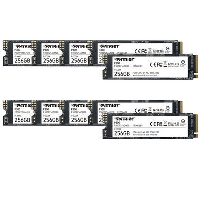 Patriot P300 256GB 2280 M.2 PCIe Gen3x4 NVMe SSD