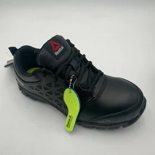 Reebok Work Women's Sublite Cushion Electric Hazard Alloy Toe, Black, Sz 6.5 M