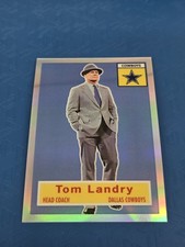 2010 Topps eTopps 1956 Tribute /749 #4 Tom Landry Dallas FOOTBALL Card 2K