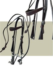 Weaver complete headstall with bit, chain and reins Horse