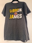 NBA LeBron James Los Angeles Lakers #23 Graphic T-Shirt Size M — photo 1