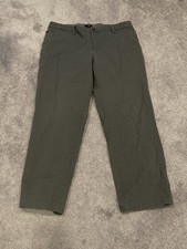 Men  s Dockers Classic Fit Gray Work Pants Button Zip Pockets Size 38/32 Business