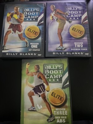 Billys Boot Camp Elite Mission One Two And Three (DVD, 2007)
