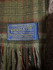 Vintage Pendleton Scarf Tartan 100 Virgin Wool NOS NEW W/O Tags