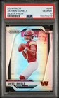 JAYDEN DANIELS 2024 PRIZM SILVER ROOKIE RC #347 PSA 10 GEM MINT! COMMANDERS QB!