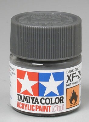 Tamiya Acrylic XF-24 Dark Grey Paint Jar 81724