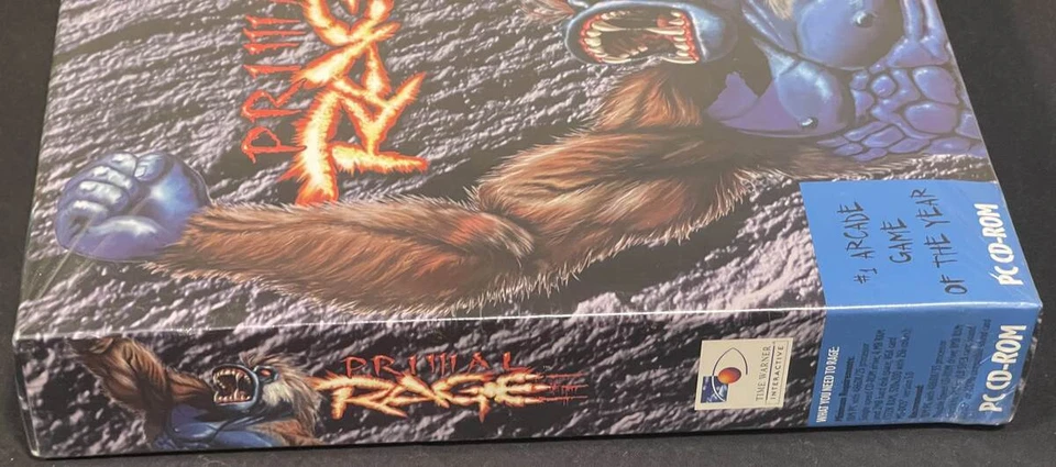 RARE PRIMAL RAGE BIG BOX SEALED PC CD-ROM GAME 1995 ATARI - Image 4 of 4