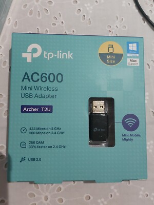 Gebrauchter TP-LINK AC600 Archer T2U Mini Wireless USB Adapter WLAN Wireless Dongle