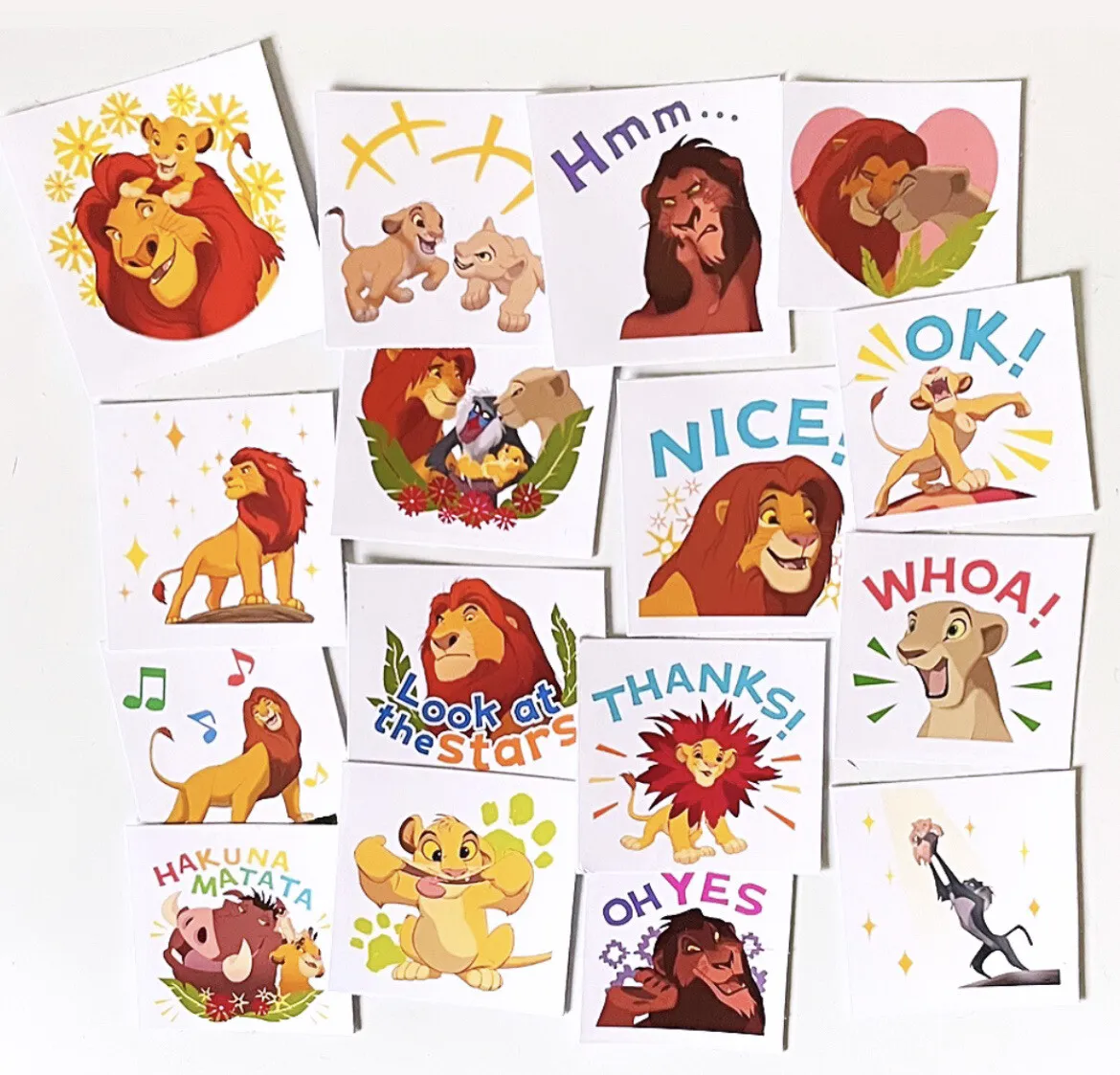 🥇 Vinyls and disney stickers the lion king 🥇