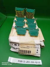 Allen Bradley 1492-WG4 Ground Terminal Block Feed Through Green / Yellow NEW