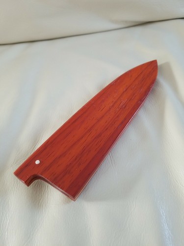 Wooden saya for MIYABI BIRCHWOOD SG2 8-INCH 8" CHEF'S KNIFE custom made - Picture 2 of 8