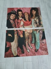 Large VINTAGE GERMAN POP magazine 2-parts SLADE Poster (see description)