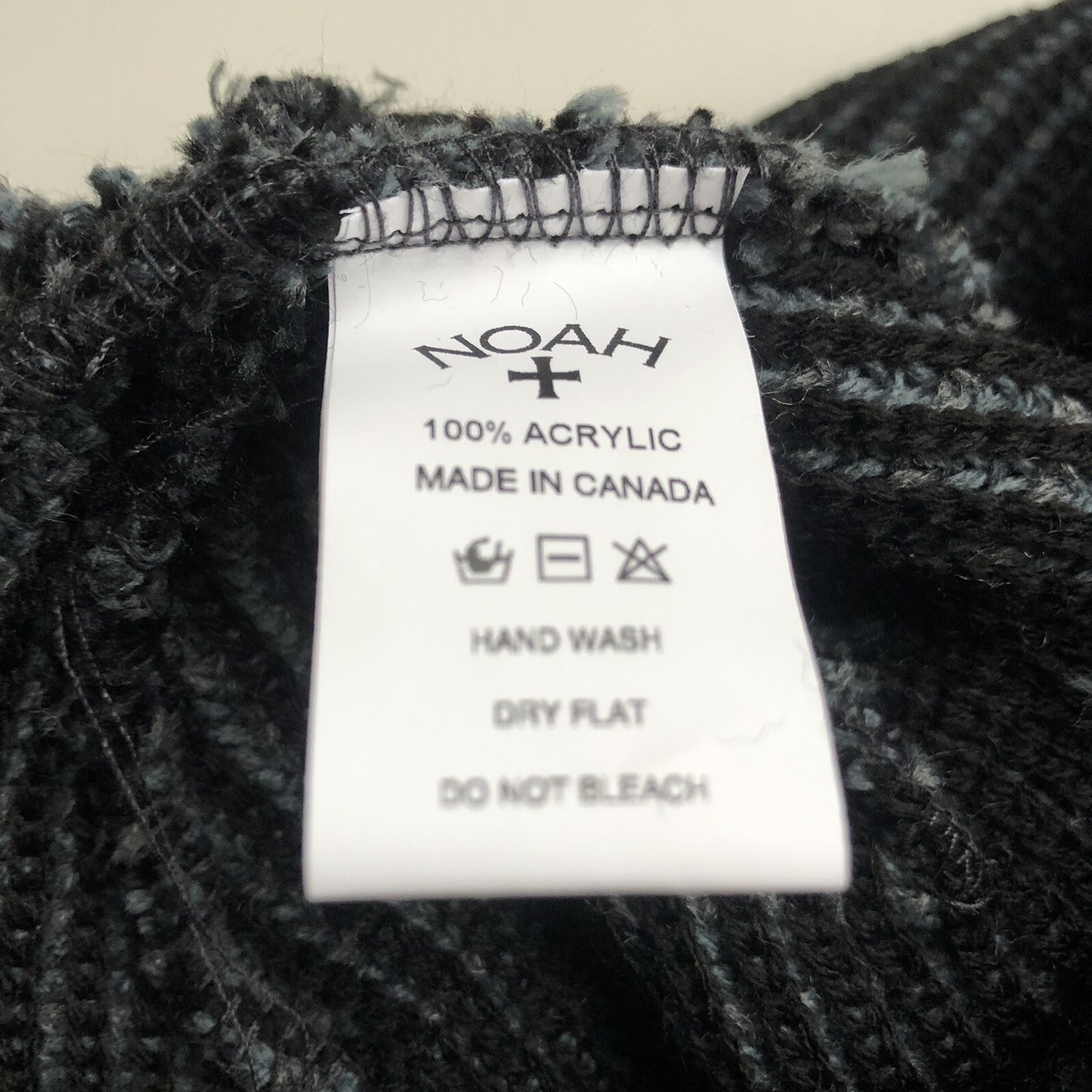 NEW Noah TRI-COLOR Beanie BLACK | eBay