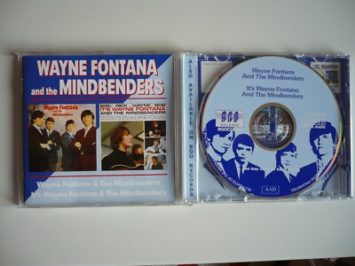 Wayne Fontana And The Mindbenders Self Titled / It's BGO 1964 & 65 LPs Double CD