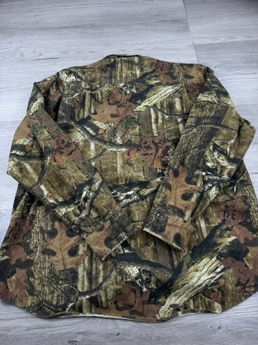 Cabelas Shirt Men XL Camo Break Up Infinity Long Sleeve Button Up Camo Hunting - Picture 9 of 11