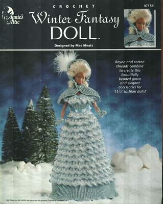 NEW WINTER FANTASY DOLL DRESS FASHION DOLL ANNIE'S CROCHET PATTERN BOOK | eBay NEW WINTER FANTASY DOLL DRESS FASHION DOLL ANNIE'S CROCHET PATTERN BOOK | eBay