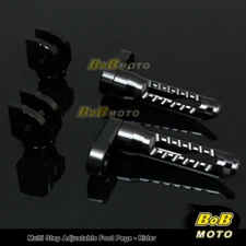 FOR Suzuki GSX 1300 R Hayabusa 1999-2007 Multi Step Adjustable Front Foot Pegs