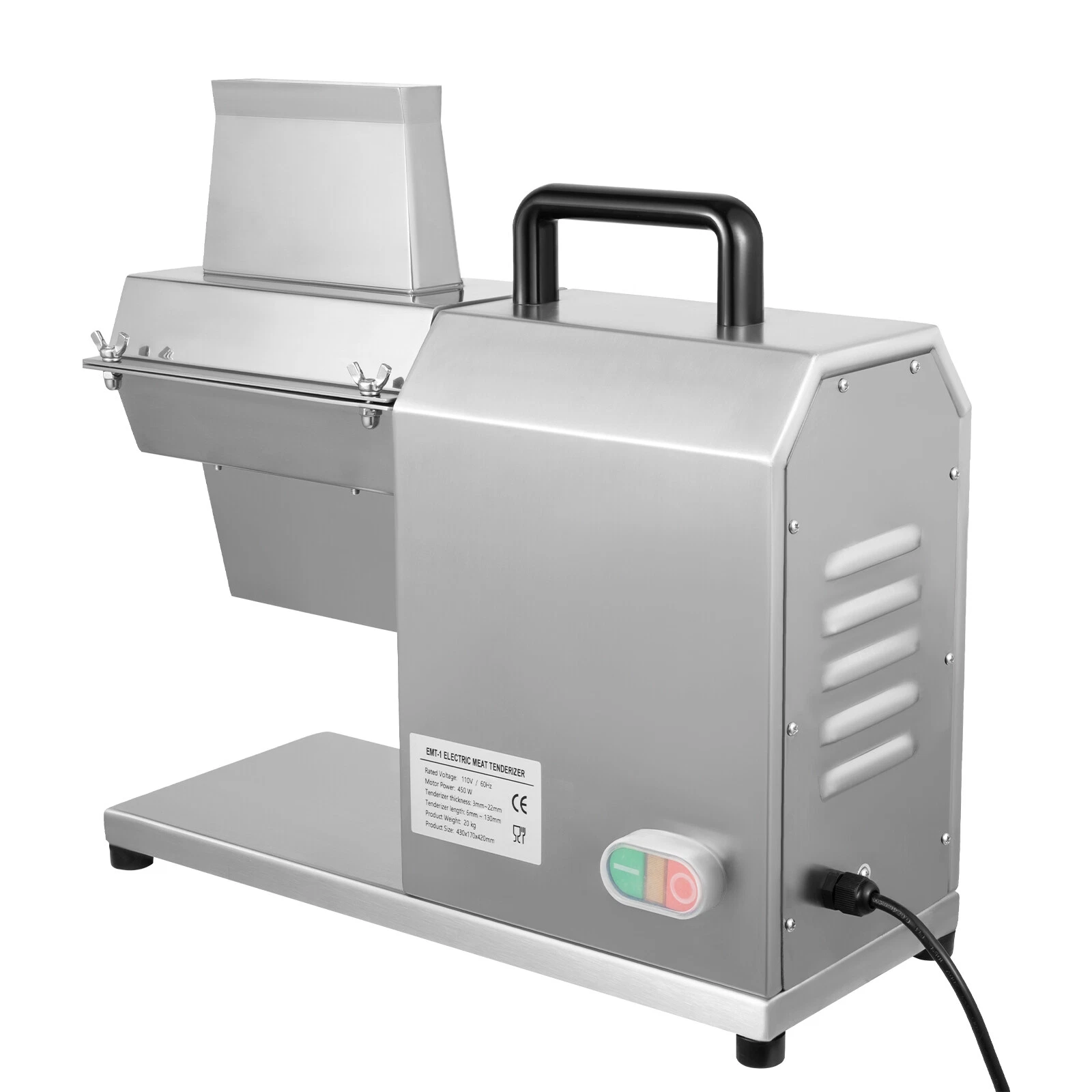 450W Electric Steak Tenderizer Machine Meat Tenderizer Stainless Steel 110V/220V