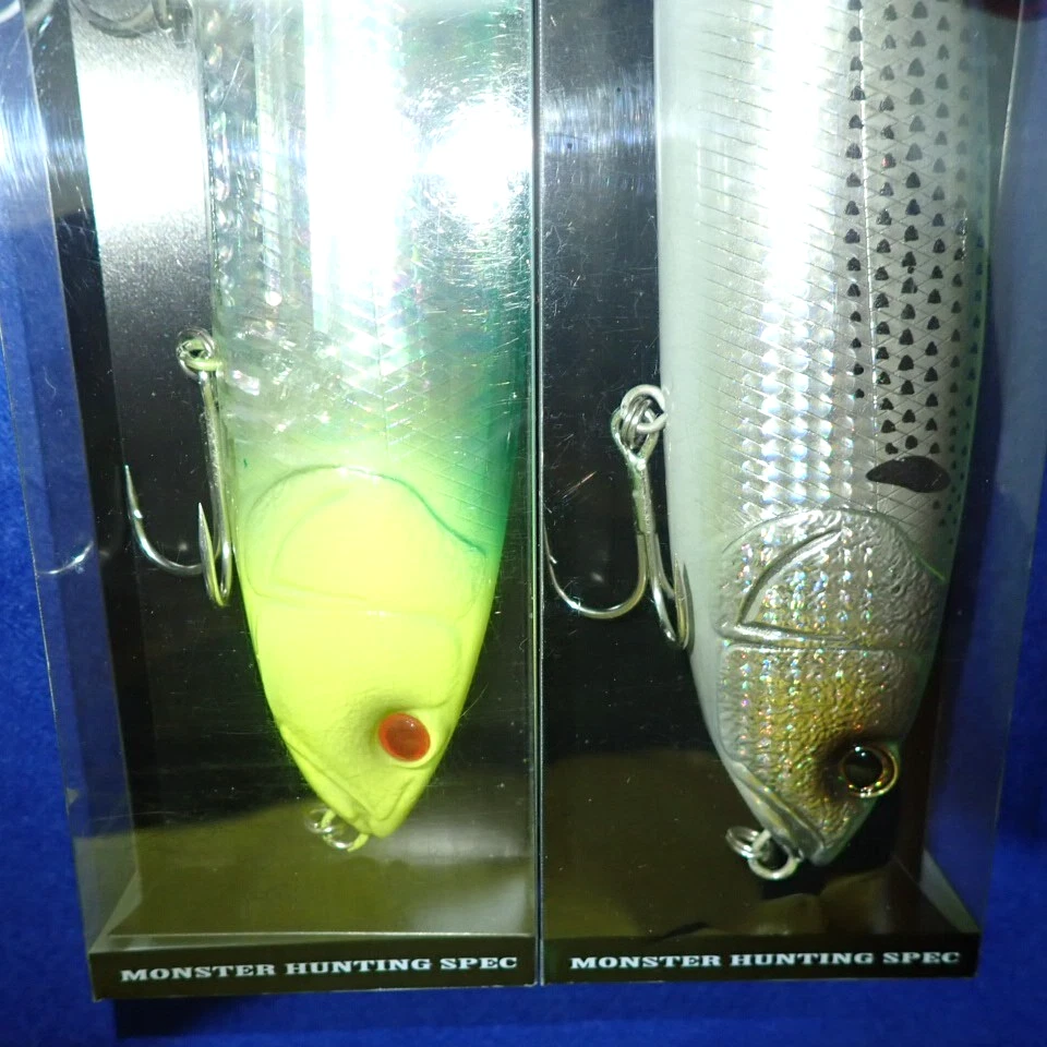 Deps HUGE PENCIL Walker 225F X 2 Sound Type Topwater Big Bait JDM from Japan - Image 2 of 4