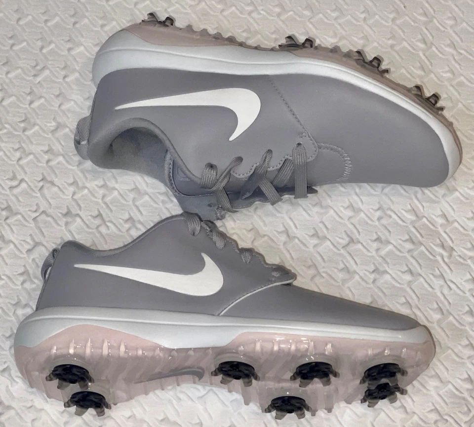 NIKE Roshe G Tour Damas Zapatos de Golf Botines Lobo Gris Blanco Rosa NUEVO Mujer 5 5.5 Foto 3 de 4