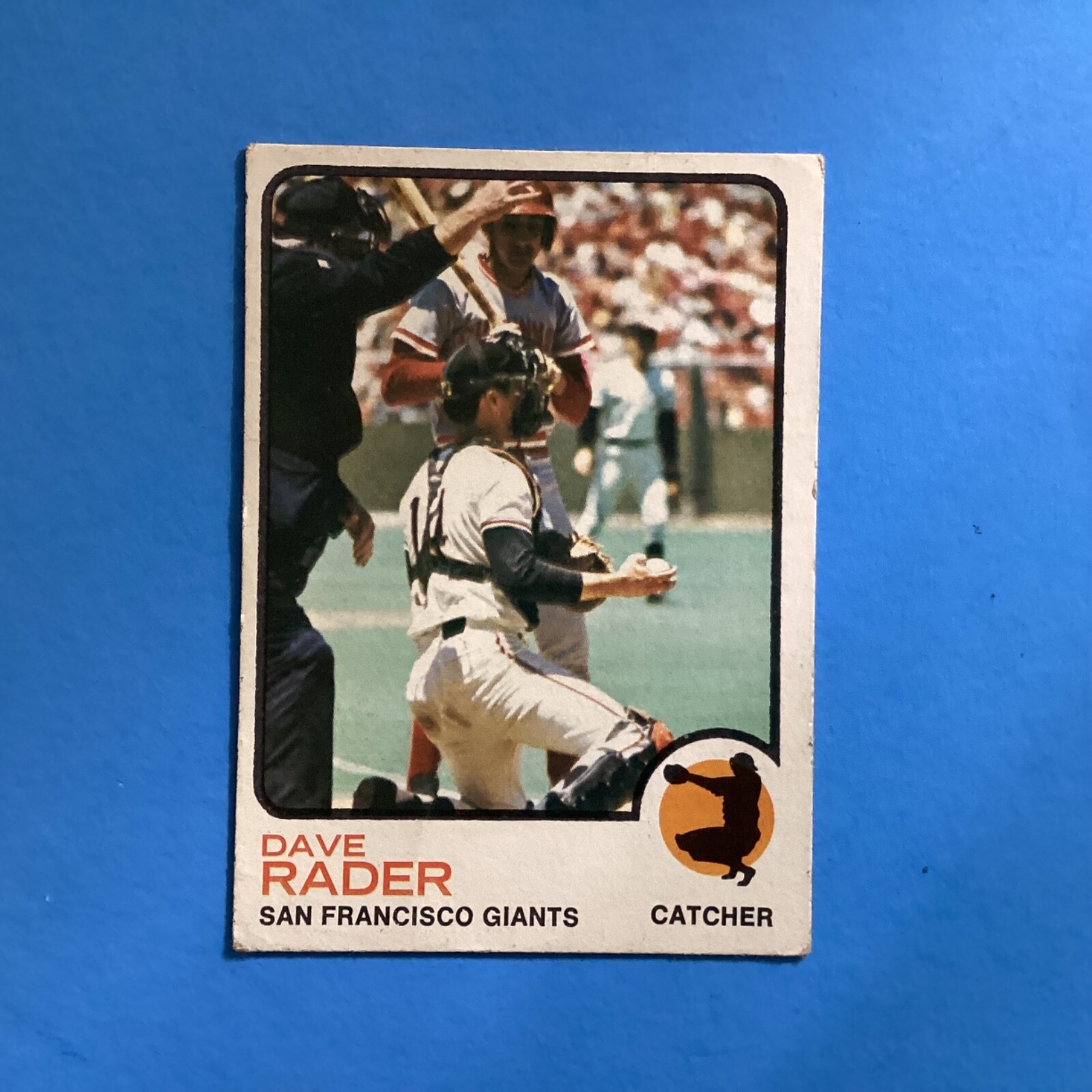 1973 Topps Dave Rader #121 Poor