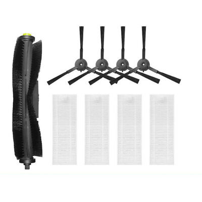 Main Rolling Brush HEPA Filter Side Brush Sweeper Fit for Qihoo 360 S10 X100 MAX