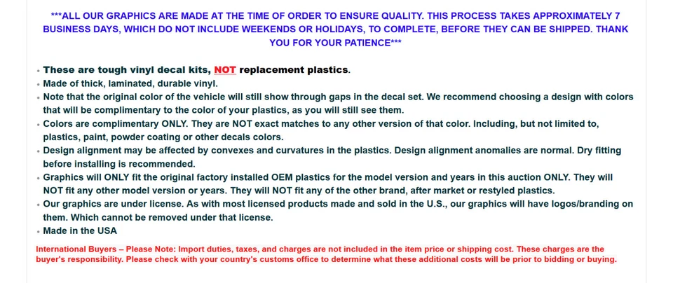 UTV Graphic Stickers Decals For Yamaha Rhino 450/660/700 04-13 TFlames R K - Image 2 of 2