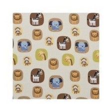 Tiddliwinks Fitted Crib Sheet- Jungle Friends 28in x 52in