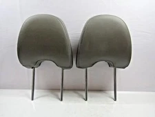2009-2010 Subaru Forester Front Headrest Set Head Rest LH RH Gray Leather OE