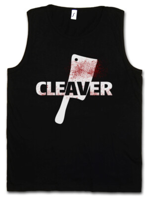 CLEAVER TANK TOP Sopranos The Horror Slasher Butcher knife chopper hatchet axe