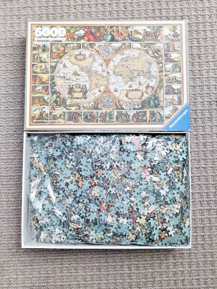 NEW OLD STOCK Vintage RAVENSBURGER Jigsaw PUZZLE 5000 Pieces