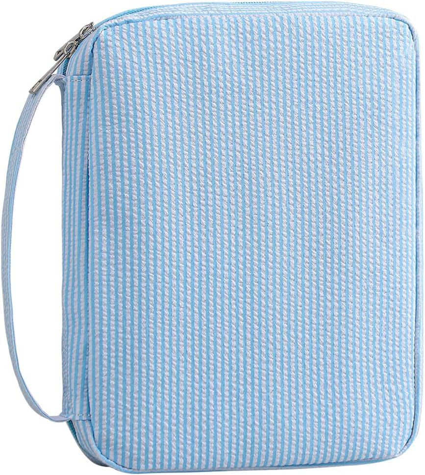 Bible Cover for Women - Pink Bible Case with Handle, Perfect Christian Gift