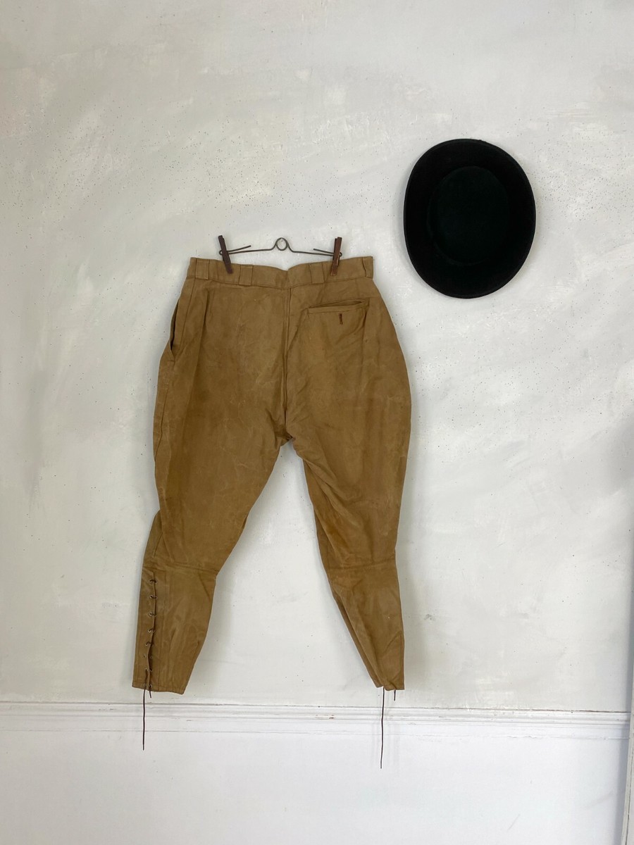 パンツ 1940s FRENCH VINTAGE PIQUE JODHPURS Vintage Riding pants Stirrups French breeches Equestrian