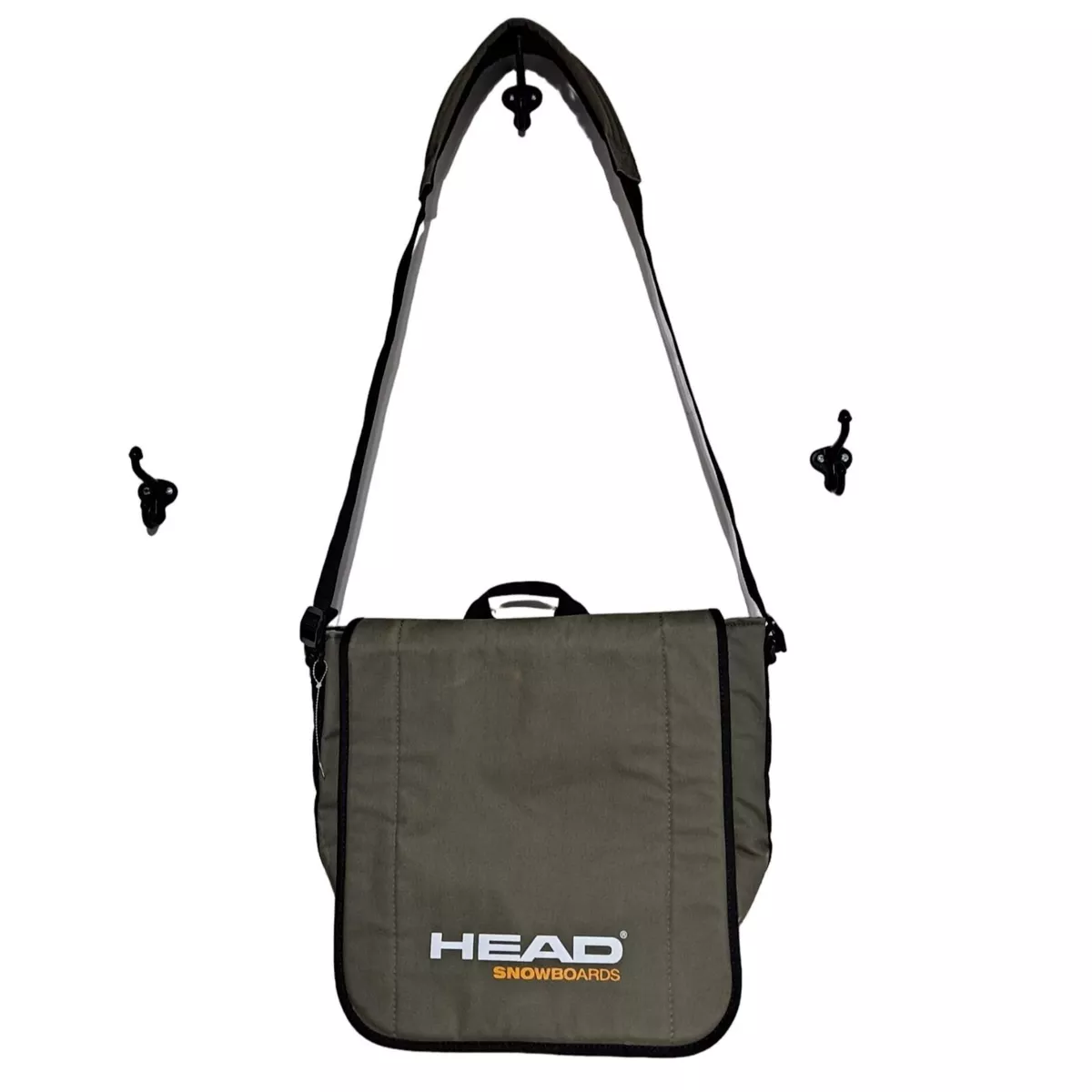 Head Snowboards Messenger Bag Crossbody Adjustable Padded Strap Laptop  Pockets | eBay