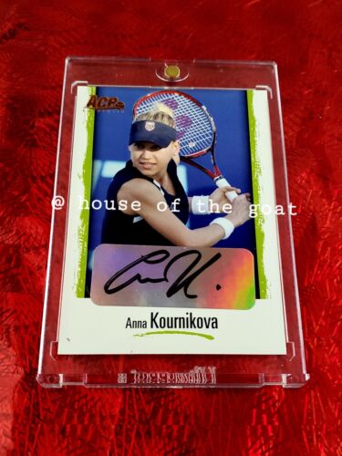 ANNA KOURNIKOVA 2007 Ace Authentic Autograph #L9 Grand SLAM II Russian Tennis ☆ - Picture 1 of 7