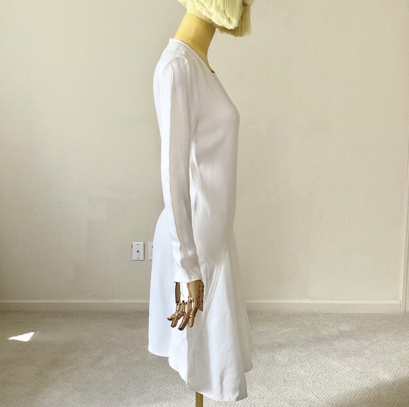 stella mccartney long sleeve white dress Stella McCartney