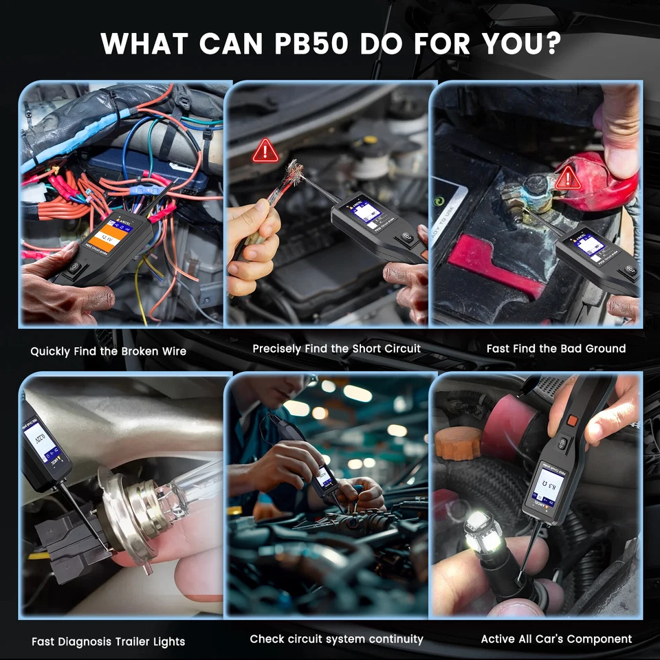 Automotive Circuit Tester Inspection Electrical System Mechanical Works Tool - Image 2 of 4