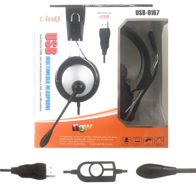 Cuffie Stereo Con Microfono TeKone Q6 Usb Super Bass Giochi Film Pc Linq  Usb0167 | eBay