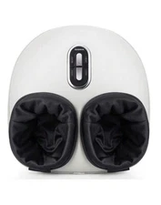 Shiatsu Foot Massager Machine With Soothing Heat, Deep Kneading Therapy (Beige)