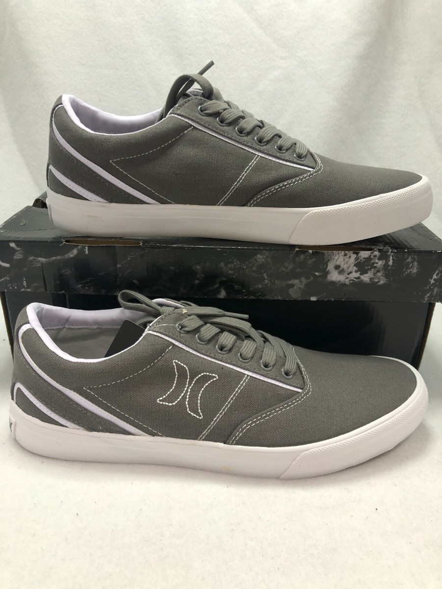Hurley Gray Kayo Lace Shoes Men’s 11M Hurley Kayo Mule Mens Slip On Flat Shoes Canvas Casual Gray  main image 2