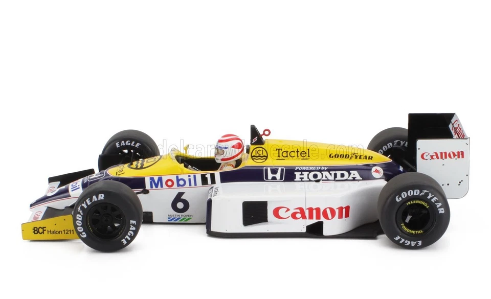 1:18 Williams-Honda FW11 No.6 Nelson Piquet Winner 1986 Brazilian GP Diecast ... - Image 3 of 4