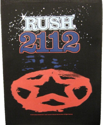 RUSH RÜCKENAUFNÄHER BACKPATCH # 1 2112 AUFNÄHER PATCH FLICKEN 36x29cm