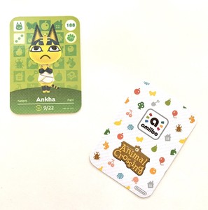 Ankha Amiibo Card NFC #188 Animal Crossing New Horizons | eBay