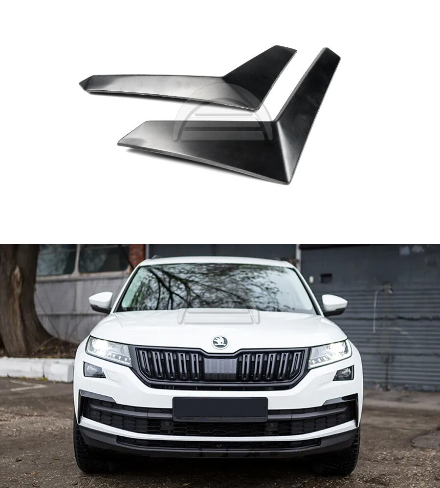 SHAOHAO Protection Grille D'Aération Compatible Seat Ateca / Skoda Kodiaq / Karoq / Tarraco 2016-2024 - Cache Bouche D'Air ABS Robuste Et Facile à Poser