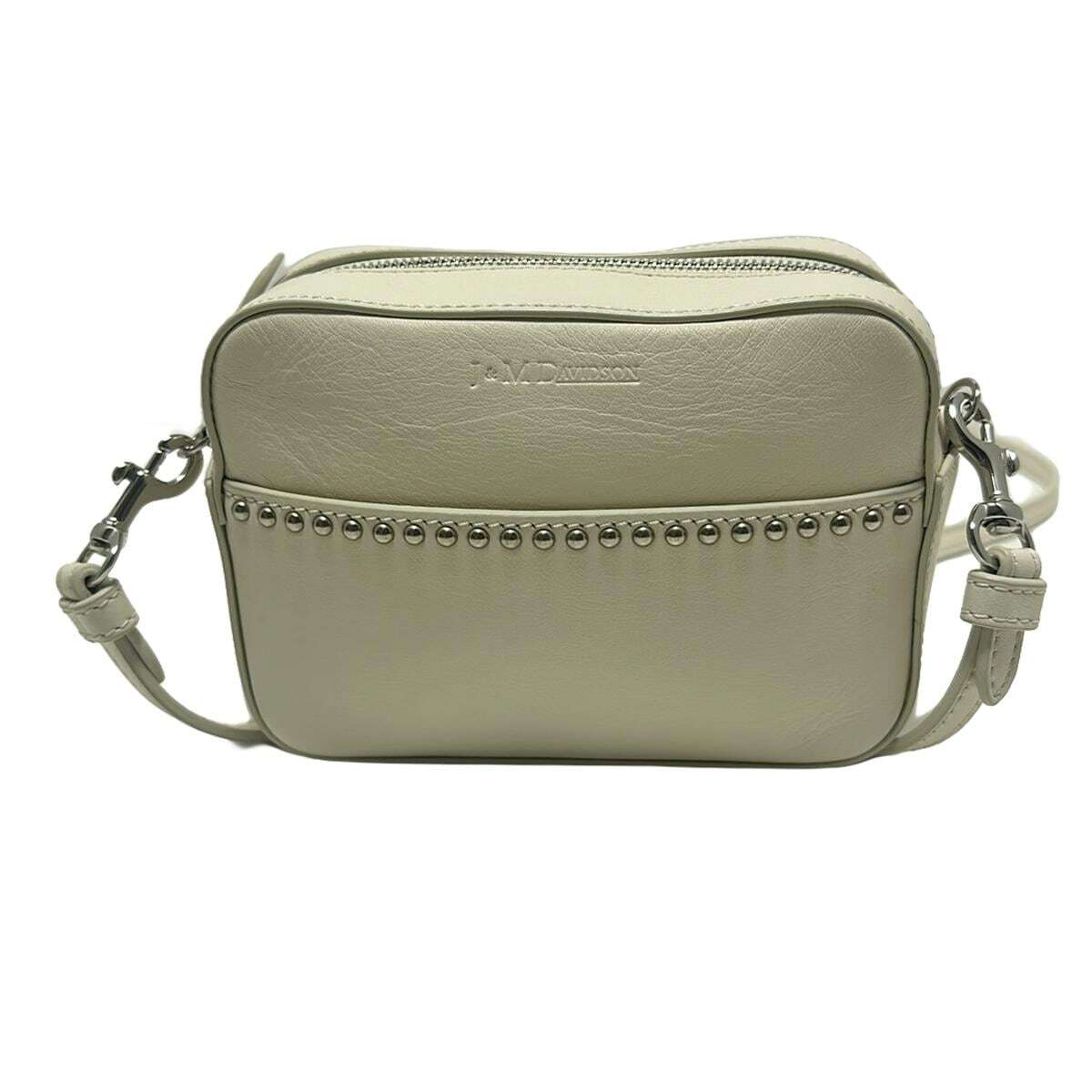 Auth J&MDavidson Pebble Mini - Cream Leather Shoulder Bag | eBay