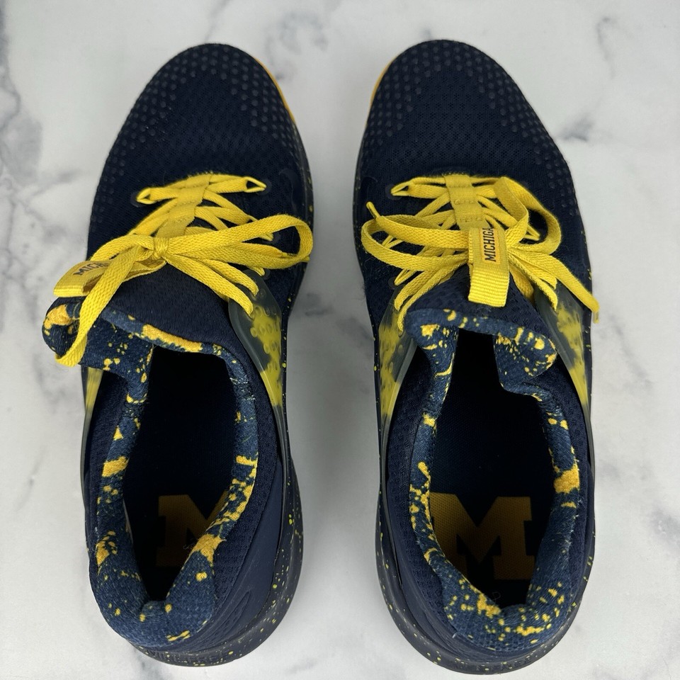 Nike Free TR 8 Michigan Wolverines Sneakers Trainers Sz 11 Excellent