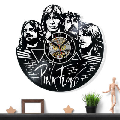 Pink Floyd Vinyl Wall Clock Art Home Decor Gift for Birthday Holiday Christmas