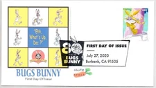 #5498 BUGS BUNNY BRUNHILDE FIRST DAY OF ISSUE FDC, WARNER BROTHERS