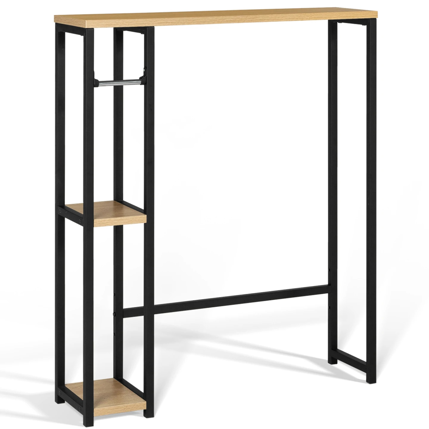 Meuble dessus WC style industriel pour des toilettes ordonnees